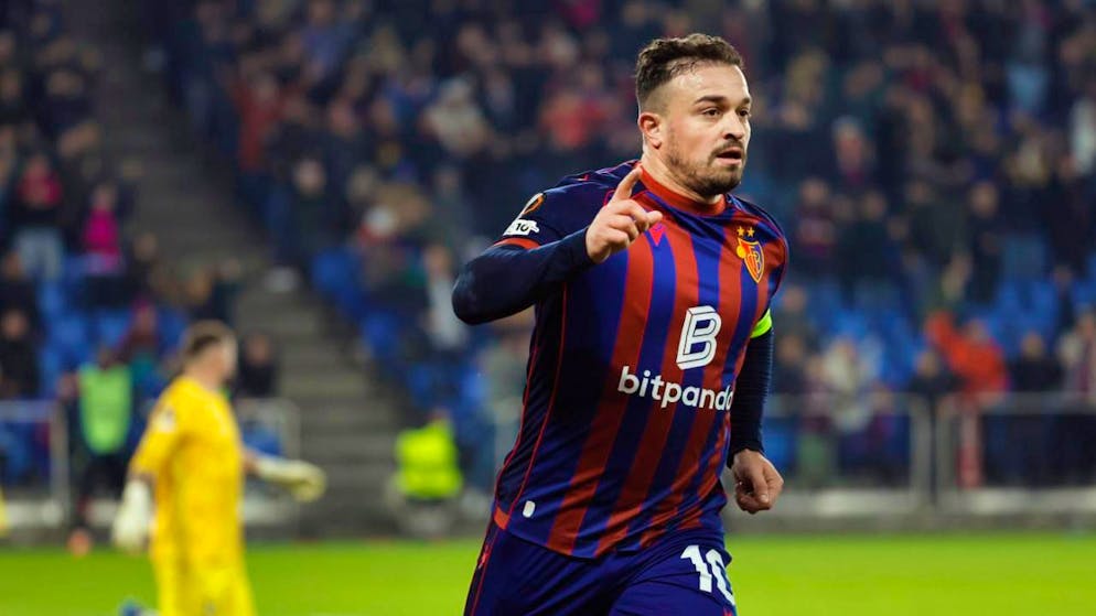 Europa League. Xherdan Shaqiri secures victory for Basel against FCSB Bucharest