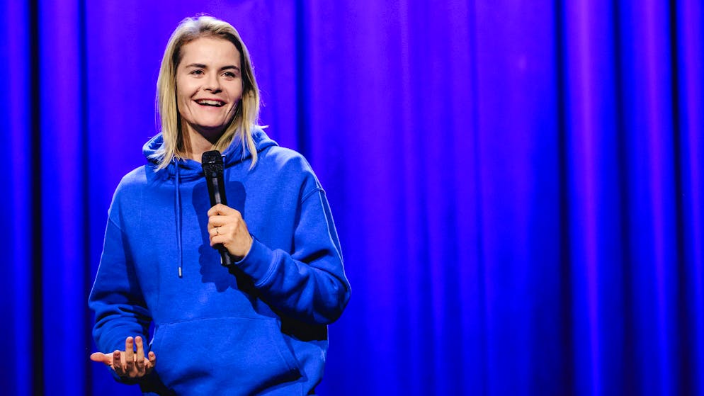 "I think I'm spending too little time with my family at the moment": Hazel Brugger.