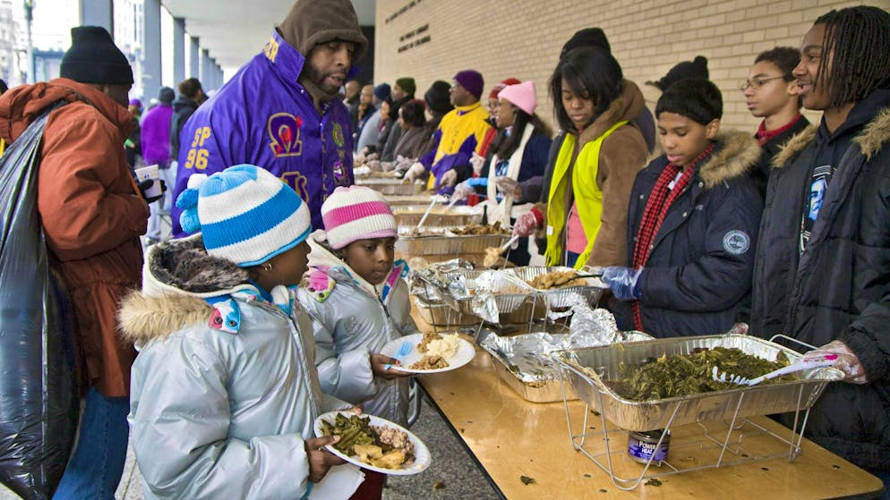 Support for those in need in the USA.