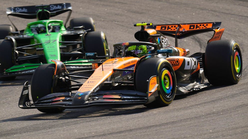 Bonne journée pour Lando Norris avec la pole du sprint.