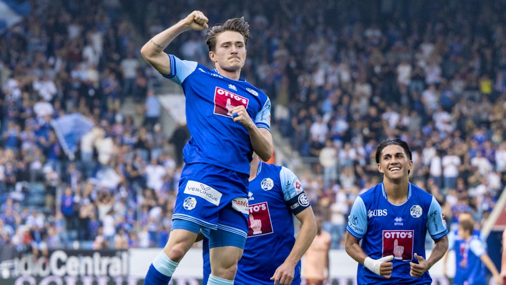 Immediate fan favorite. Lucerne coach Frick is so happy about the signing of ex-FCZ jewel Di Giusto