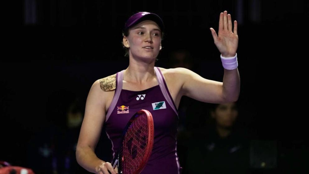 Die Kasachin Jelena Rybakina steht erstmals im Endspiel der WTA Finals.