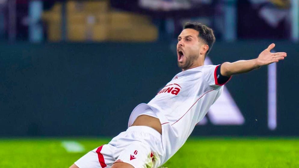 Leonardo Bertone scored Thun's late winner