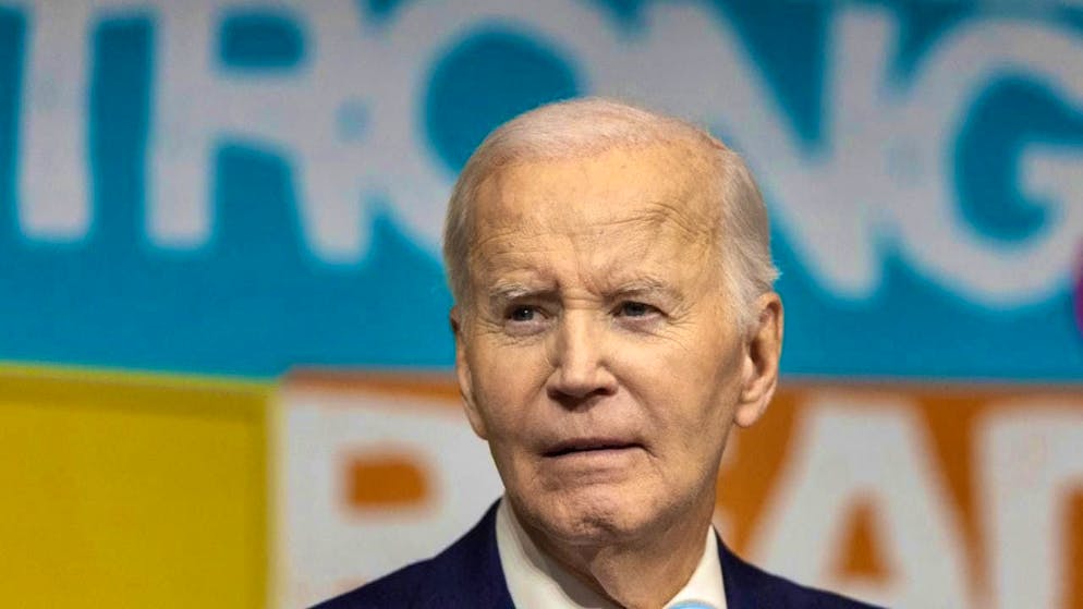 Former US President Joe Biden speaks during the Ben Nelson Gala. Photo: Rebecca S. Gratz/FR171818 AP/AP/dpa