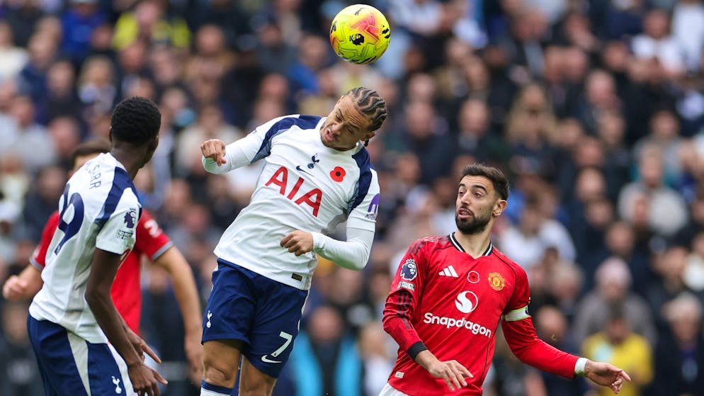 Premier League in the ticker. Manchester United visit Tottenham