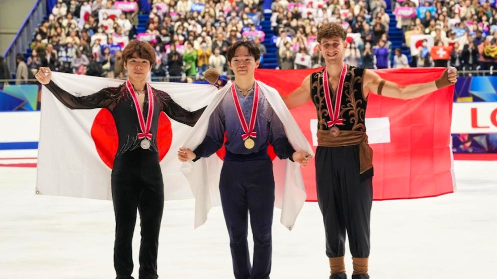 Eiskunstlauf. Britschgi in Osaka auf dem dritten Platz