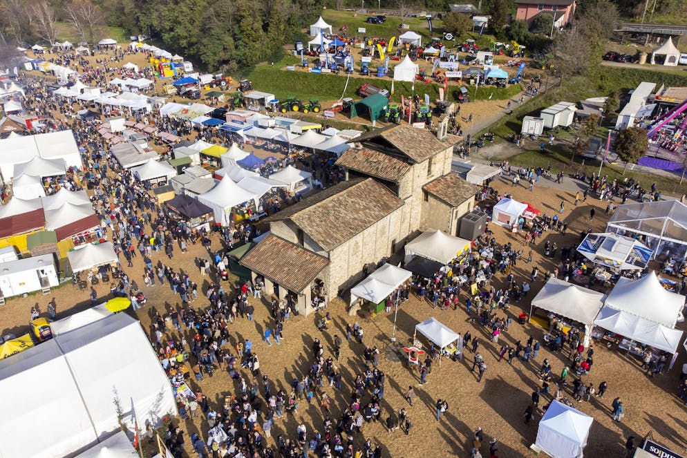 La fiera di San Martino ha registrato finora un'ottima affluenza (foto d'archivio).