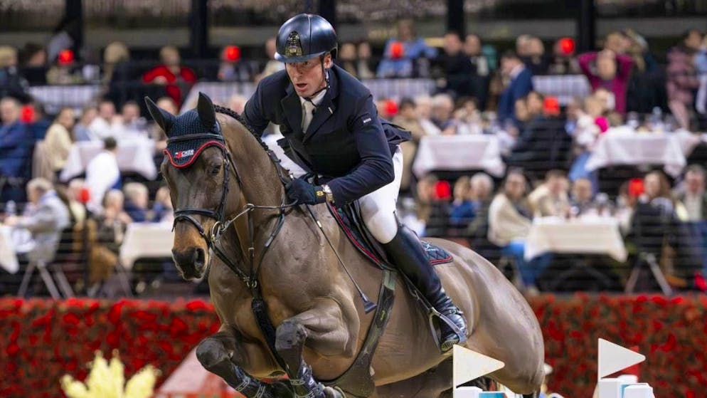 Swiss team in 2nd place in Verona: Alain Jufer on Dante MM