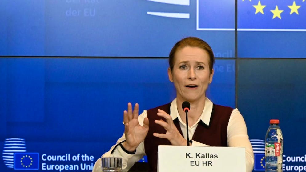 Die EU-Außenbeauftragte Kaja Kallas. Foto: Ansgar Haase/dpa/Archivbild