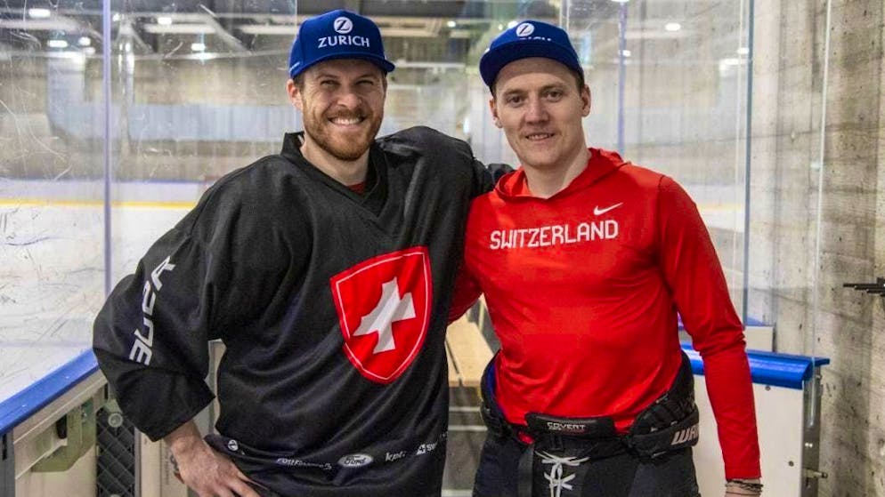 Christoph Bärtschi (left next to Killian Mottet) was one of the few Swiss "winners" at the four-nation tournament in Tampere.