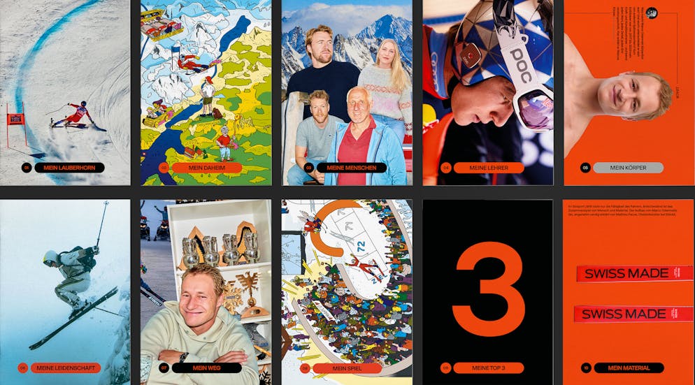 In diesen 10 Büchlein kommt die Odermatt-Biografie daher.