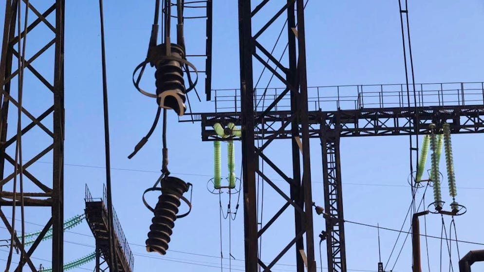 ARCHIVE - A power plant destroyed by Russian shelling. Photo: -/Ukrinform/dpa/Archive