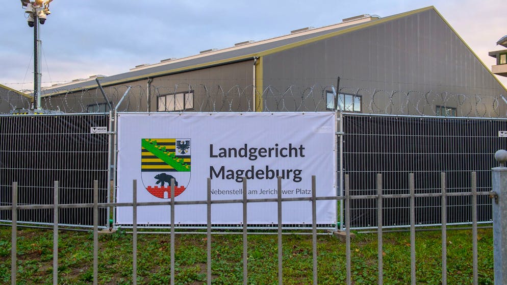 Prozess gegen Todesfahrer von Magdeburg beginnt - Gallery. Für den Prozess ist ein Interims-Gerichtsgebäude errichtet worden. (Archivbild)