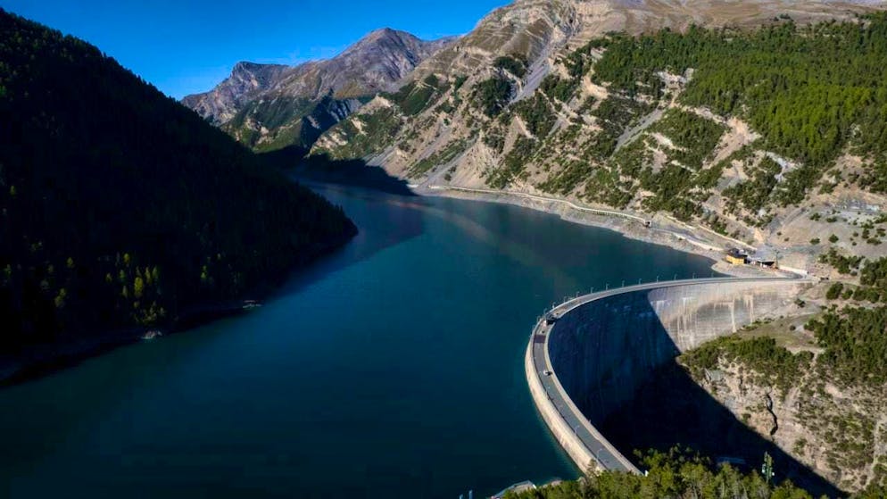 A reservoir stores energy for the winter. The importance of such storage methods will increase in the future. (archive image)