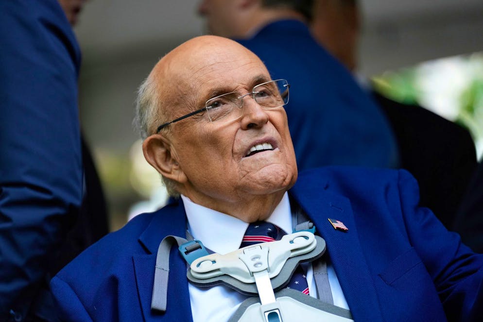 L'ex sindaco di New York Rudy Giuliani 