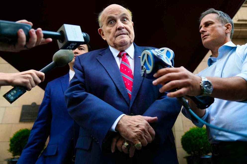 Former New York mayor Rudy Giuliani. (archive image)