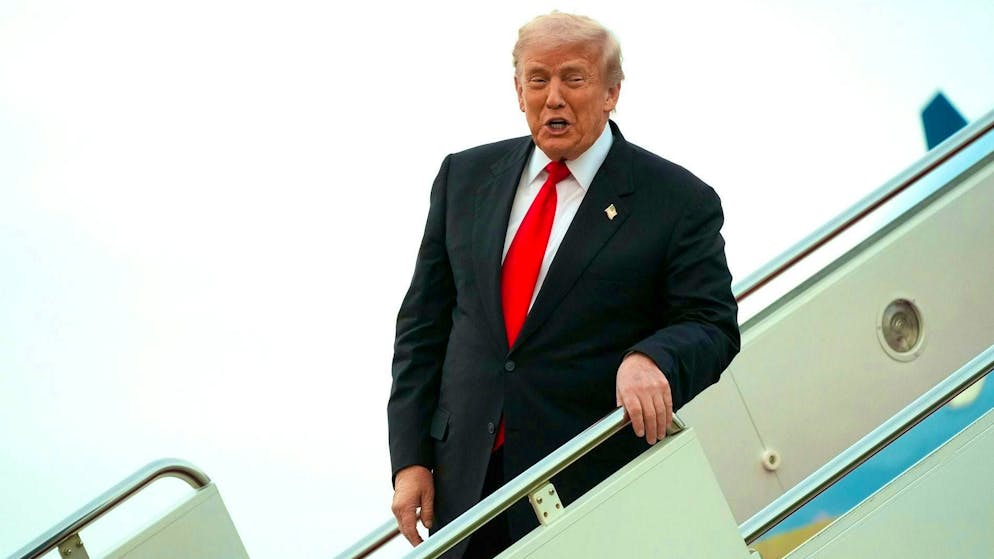 US President Donald Trump would have to sign a compromise in the budget dispute. (archive picture)