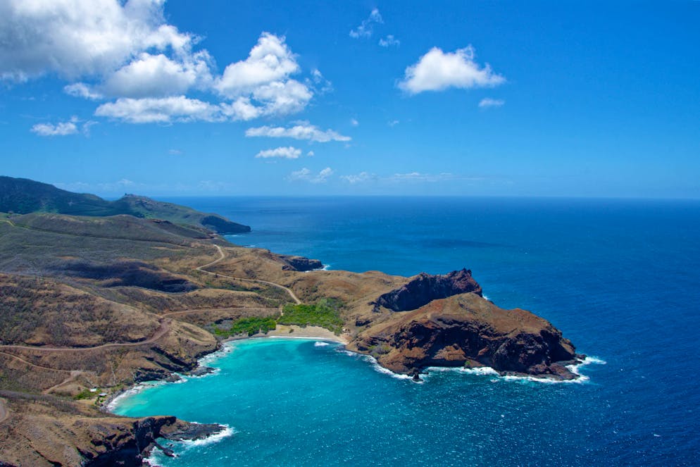 La «baie des Requins», sur l’île de Ua Pou, dans l'archipel des Marquises, en polynésie française (archives). 