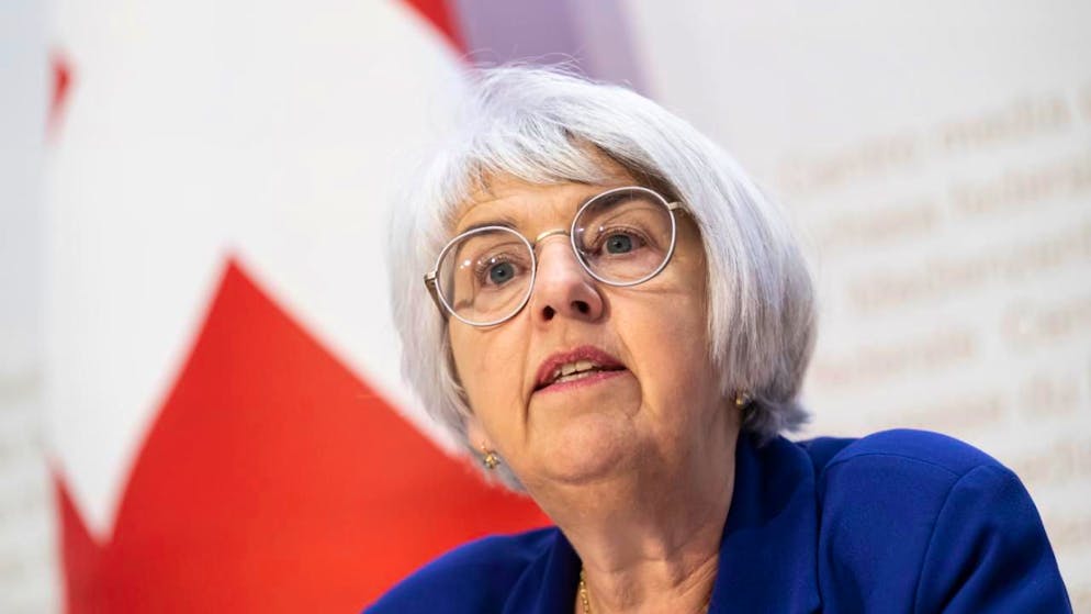 La consigliera federale Elisabeth Baume-Schneider