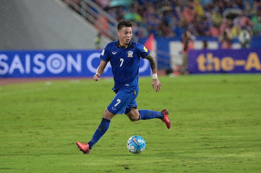 Chappuis trug 20-mal das Dress der thailändischen A-Nationalmannschaft.
