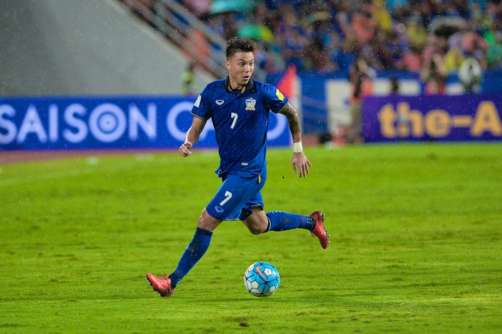 Chappuis wore the Thailand senior national team kit 20 times.