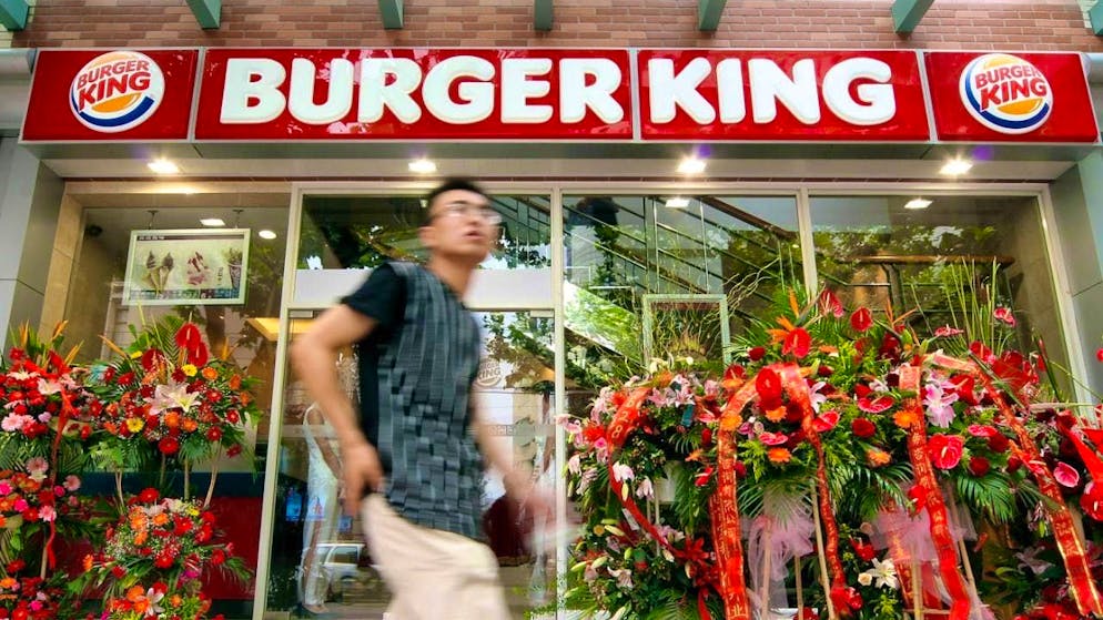 Burger King opened its first branch in China in Shanghai in 2005. (archive picture)