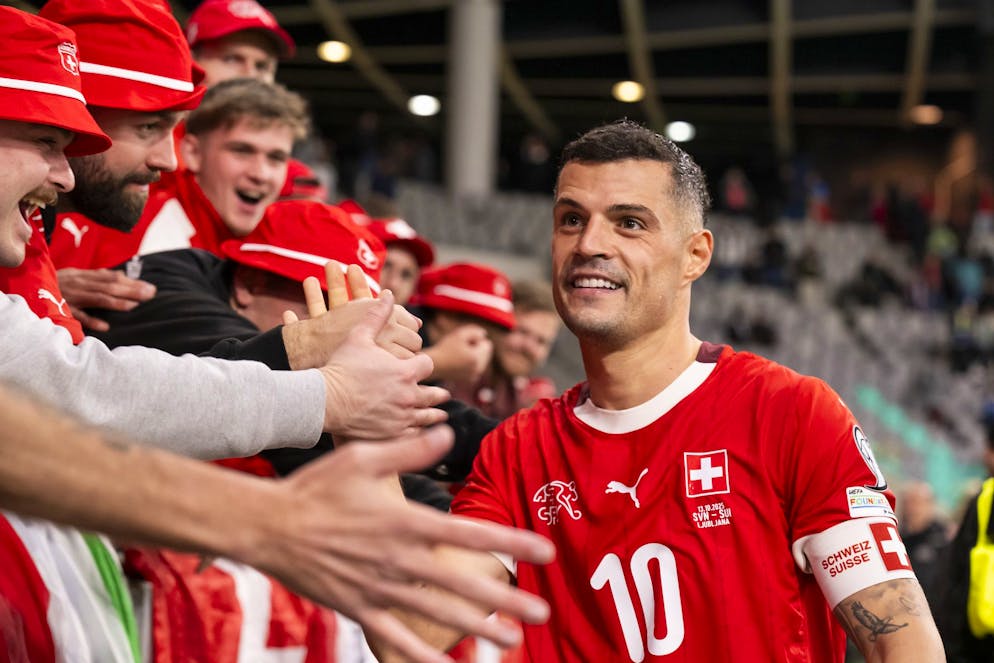 Ist auch bei den Fans beliebt: Granit Xhaka.