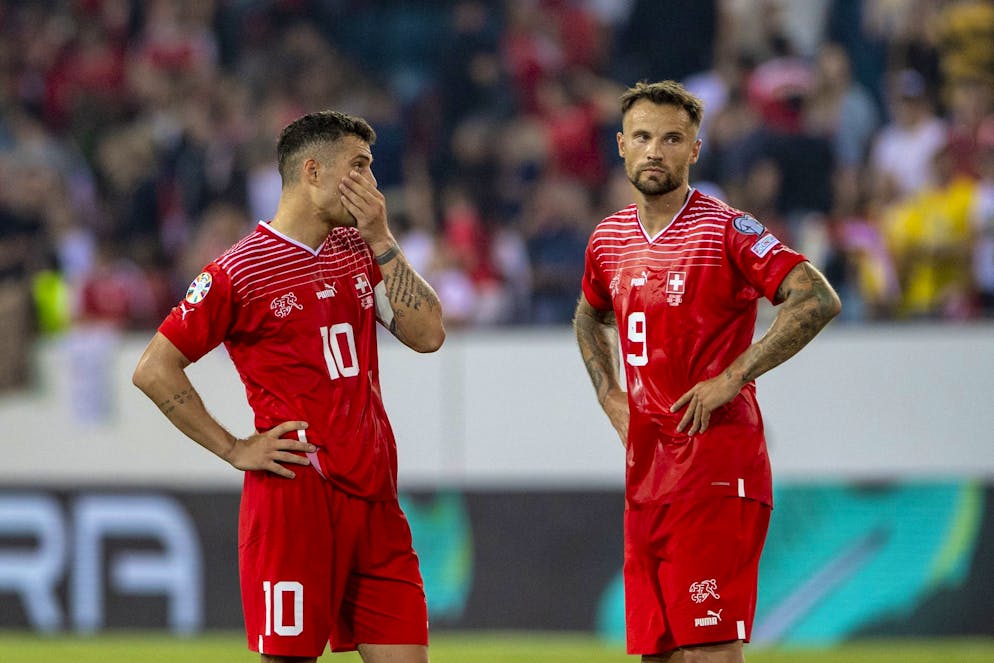 Seferovic (r.) vertrat die Nati 93-mal.