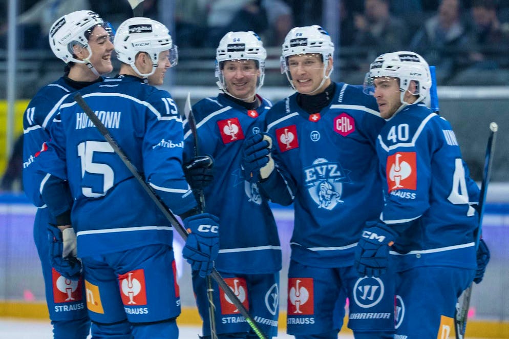 EV Zug gave Sparta Prague no chance in the first leg of the round of 16.