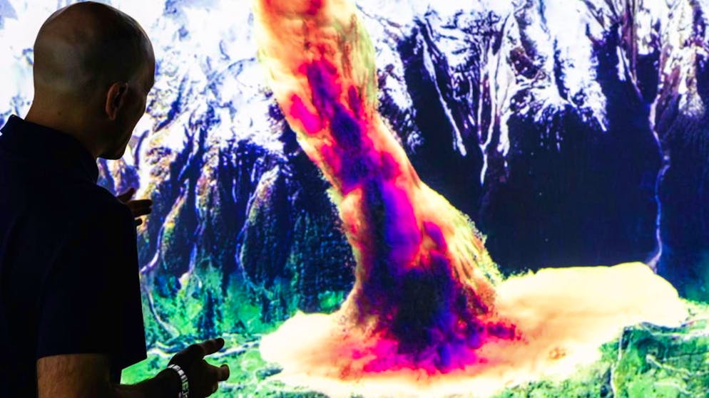 La simulazione della frana che ha sepolto Blatten la scorsa primavera si è rivelata molto vicina alla realtà.