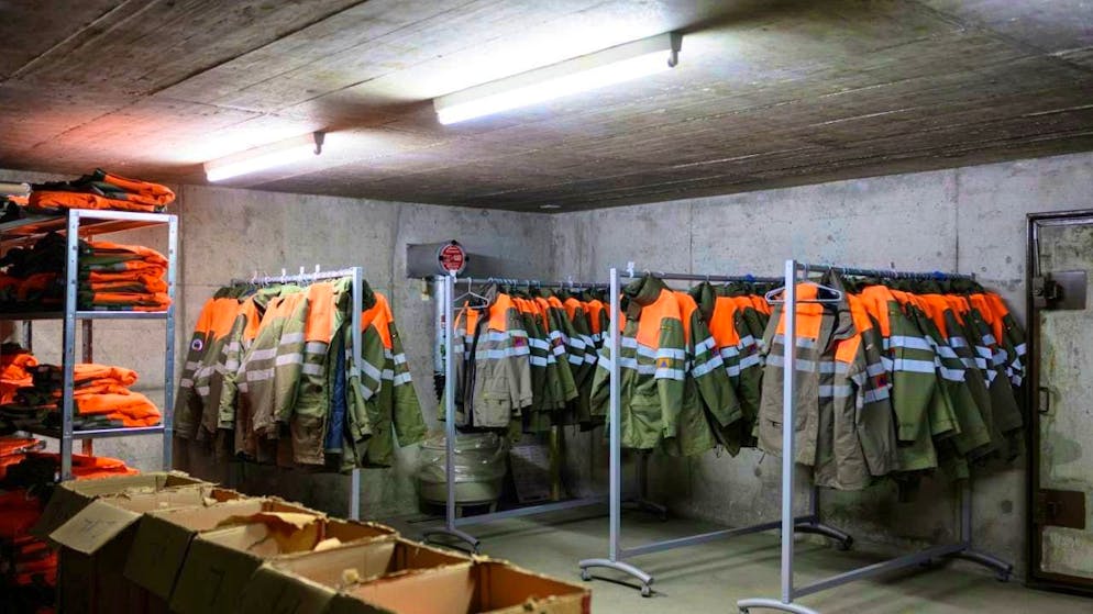 From 2026, all conscripts up to the age of 40 will have to wear these work clothes: Civil defense facility in Lyss BE. (archive image)