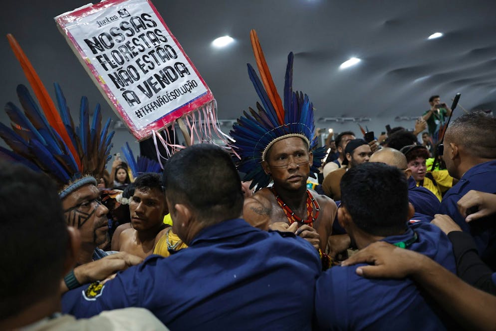 An der Weltklimakonferenz kam es auch zu Protesten. 