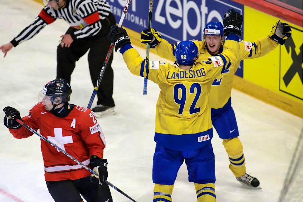One of many bitter defeats: Switzerland lost to Sweden in the 2013 World Cup final.