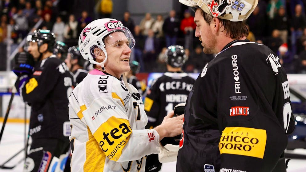 Killian Mottet a retrouvé ses anciens coéquipiers mercredi à Fribourg.