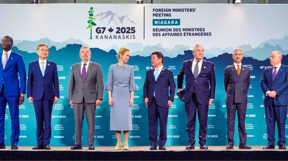 Die Außenminister der G7-Gruppe wirtschaftsstarker Demokratien. Foto: Soeren Stache/dpa