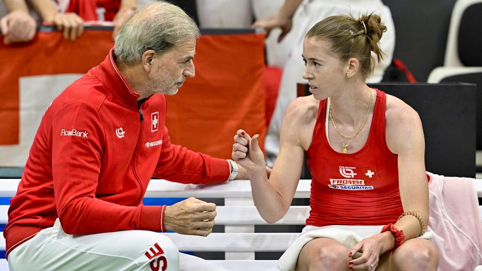 La tâche s'annonce ardue pour Heinz Günthardt et Simona Waltert en Argentine (archive).