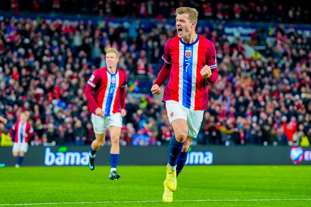 Haaland und Sörloth schiessen Norwegen fast sicher zur WM - Gallery. Alexander Sörloth brach Norwegens Bann in der zweiten Hälfte.
