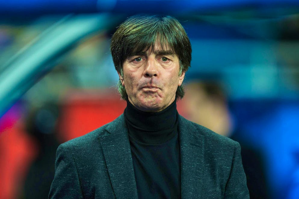 Joachim Löw was Germany's coach at the game in Paris.