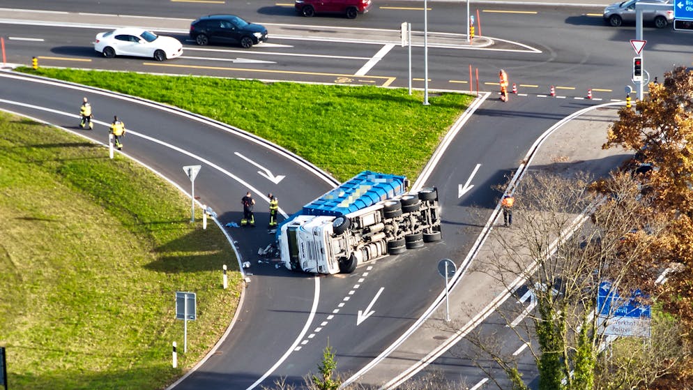 Die Autobahneinfahrt Oberbüren in Richtung St. Gallen musste gesperrt werden.