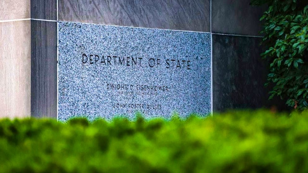 ARCHIVE - View of the headquarters of the United States Department of State. Photo: Valerie Plesch/dpa