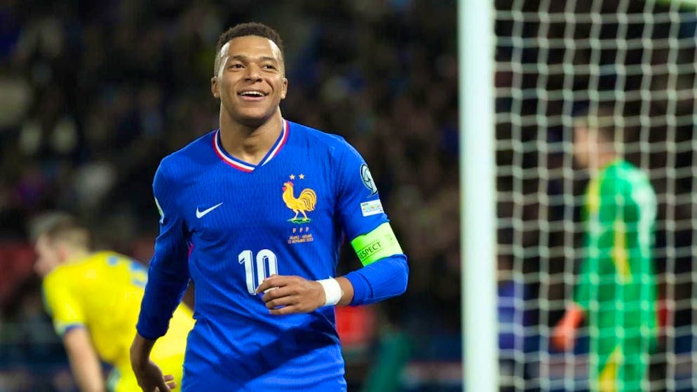 Kylian Mbappé scores twice in France's win over Ukraine