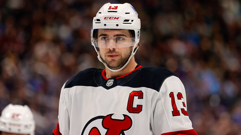 Nico Hischier ist der Captain bei New Jersey.