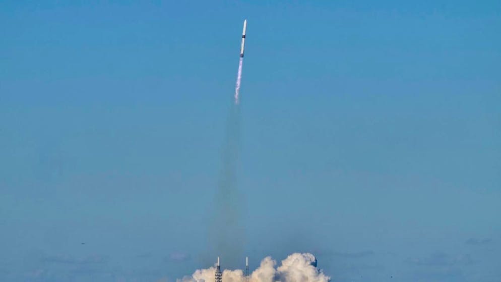 Erst verschob das Wetter, dann ein Sonnensturm den zweiten Start der Rakete "New Glenn". Jetzt hob sie erfolgreich ab.