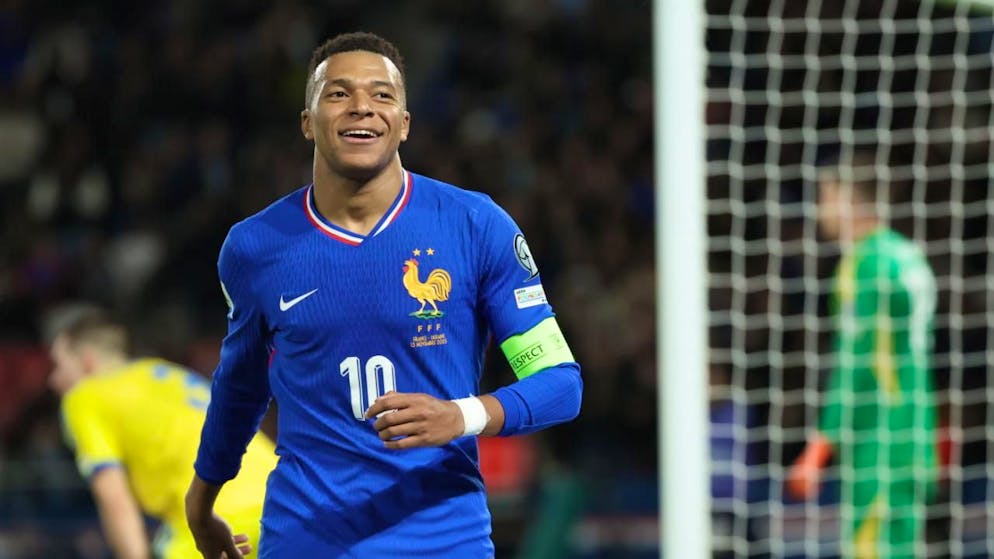 Kylian Mbappé trifft beim Sieg der Franzosen gegen die Ukraine zweimal