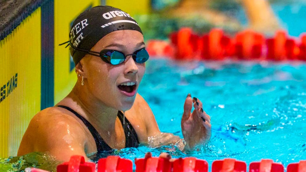 Schwimmen. Patt mit Schweizer Rekord über 50 m Rücken
