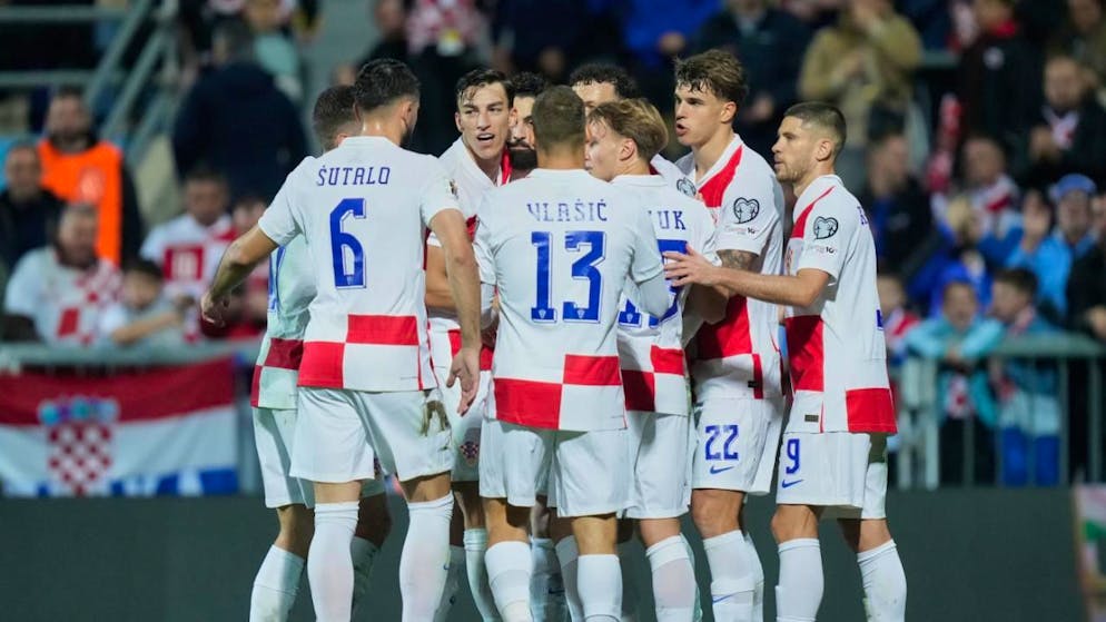 La joie des Croates, qui joueront le Mondial 2026.