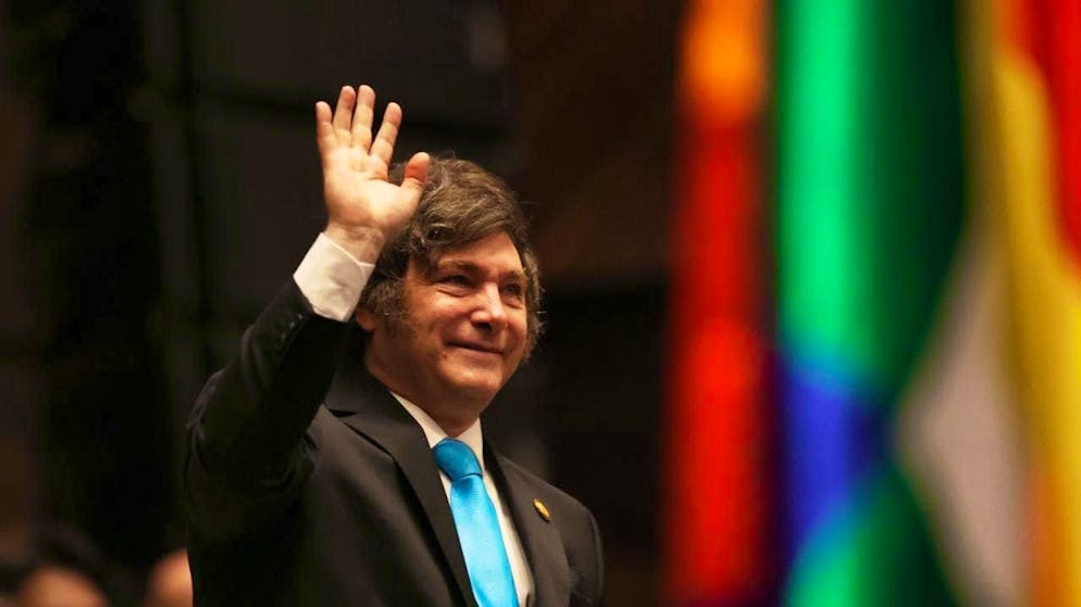 The ultra-liberal Argentine President Javier Milei has worked hard to reach an agreement with Washington. (archive picture)