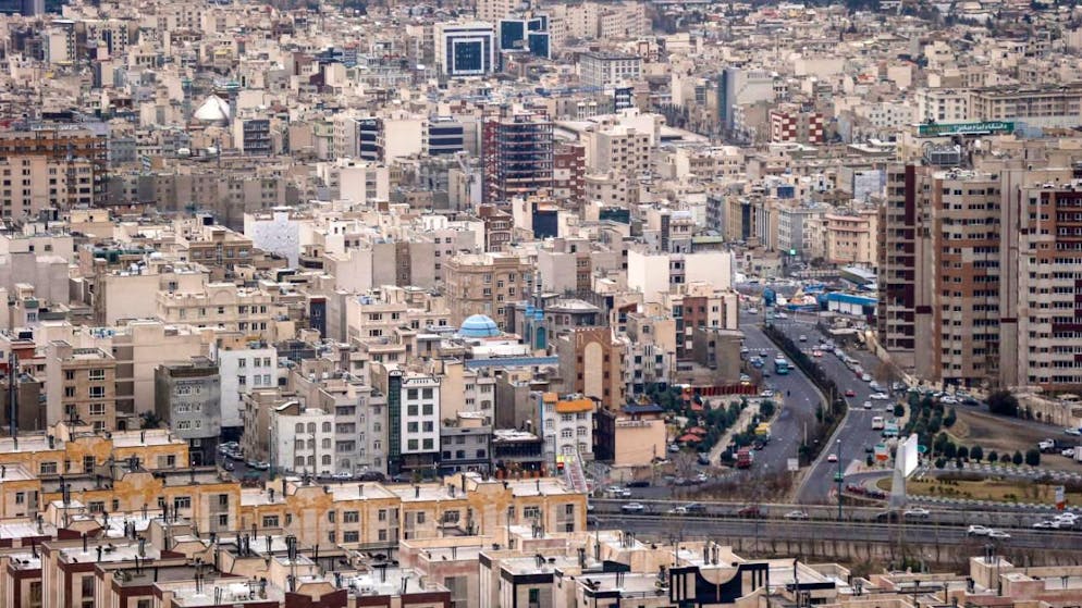 Teheran in una foto d'archivio