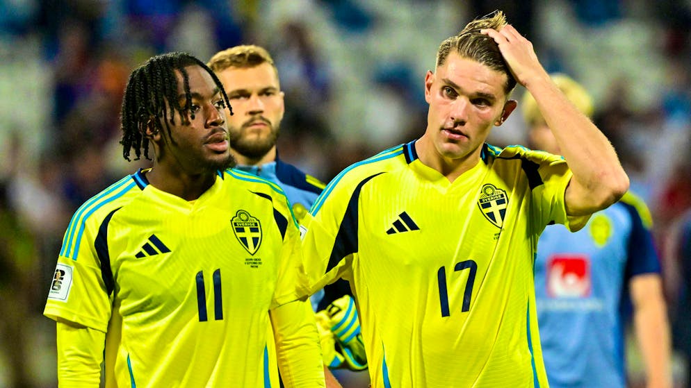 Anthony Elanga even had to sit on the bench in the national team recently - and Viktor Gyökeres is out with a muscle injury.