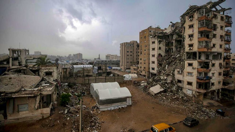 Gaza distrutta dalle bombe israeliane.